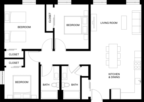 a floor plan of a house